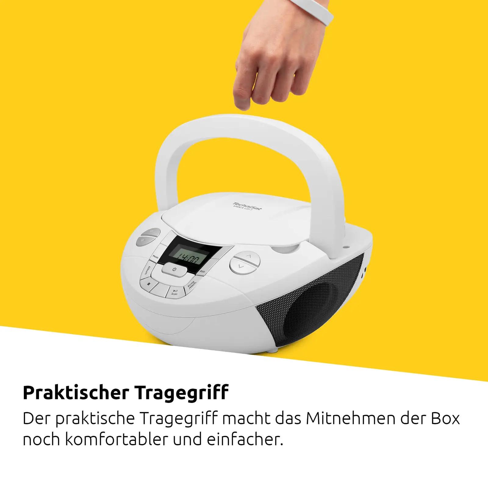 TechniSat kompaktne Viola CD-1 — kaasaskantav boombox – pilt 6