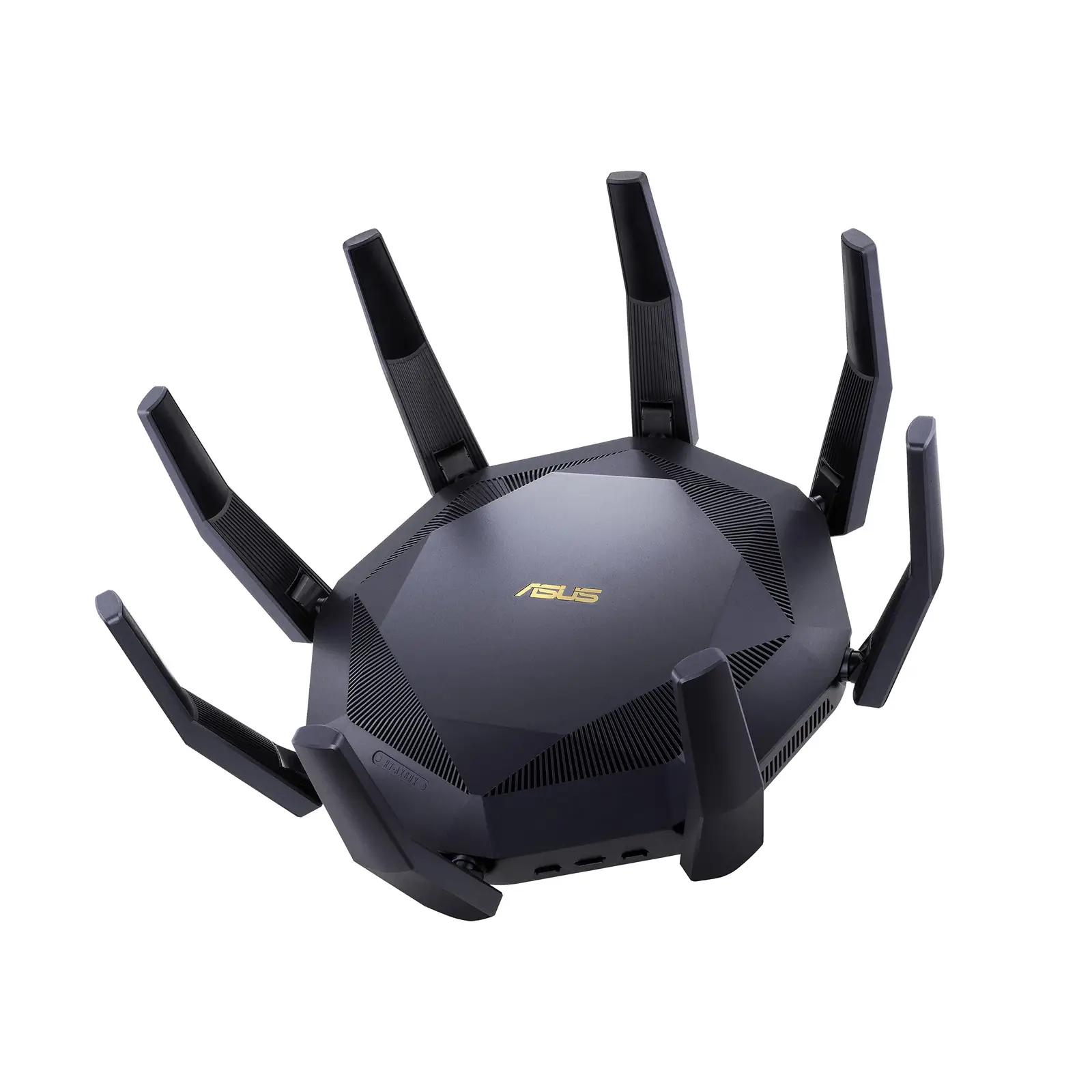 ASUS tugev alumiiniumist WiFi‑6 ruuter koduseks multimeediaks