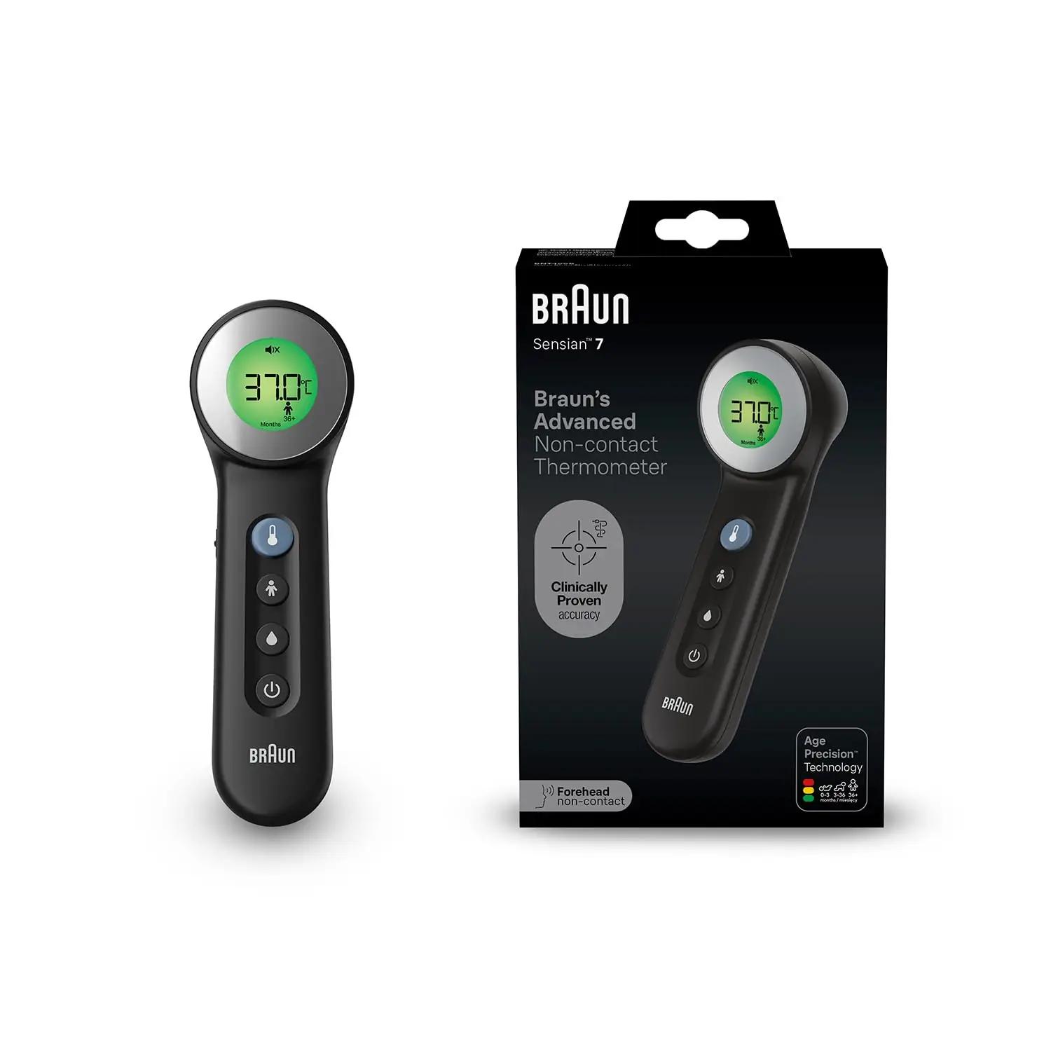 Braun Sensian 7 kontaktivaba otsmiku-termomeeter – täpne ja ohutu