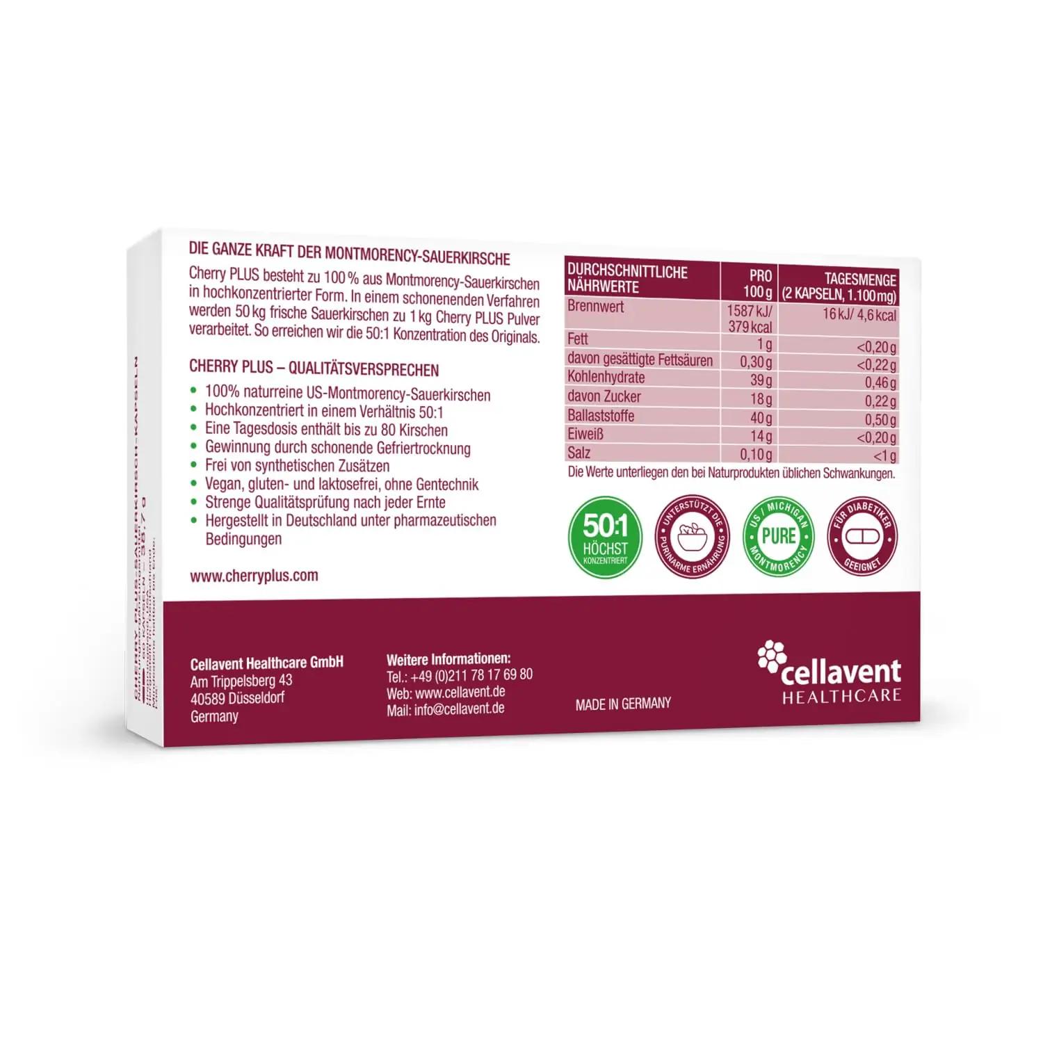 Cherry Plus-Das Original kirsiekstrakt kapslid – pilt 9