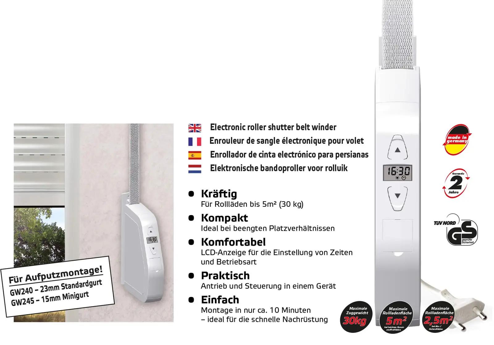 SuperRollo GW245 rullikukontrollerid – detailne lähivaade