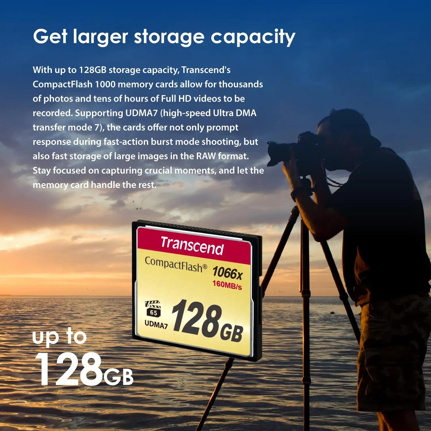 Transcend 32GB CompactFlash – kiire salvestusfotodele ja videole – pilt 7