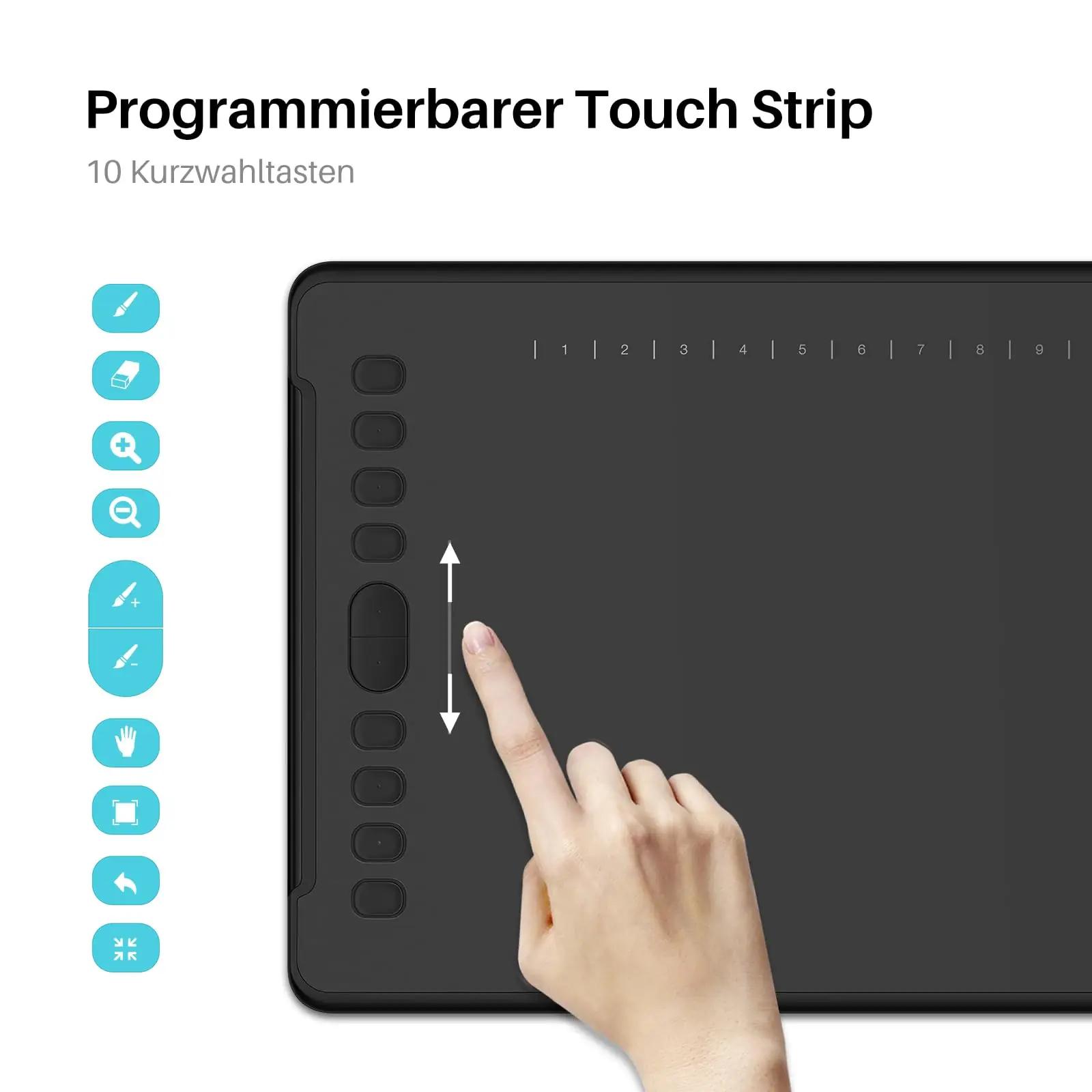 HUION stiilne joonistustahvel H1161 — täpne töö ja kingiidee – detailne vaade