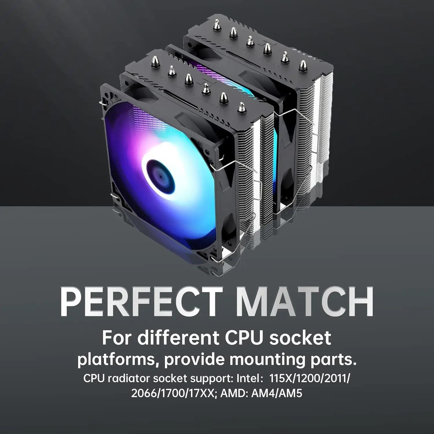 THERMALRIGHT alumiiniumne CPU-jahuti – vaikne ARGB jahutus – pakend ja tarvikud