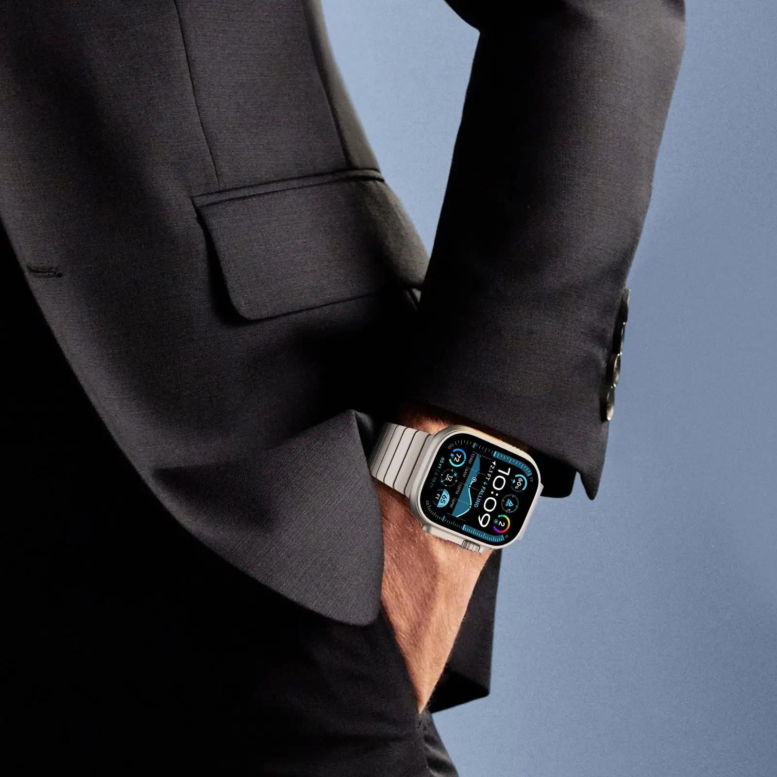 CHANCHY titaanist asendusrihm Apple Watchile — elegantne ja – pilt 6
