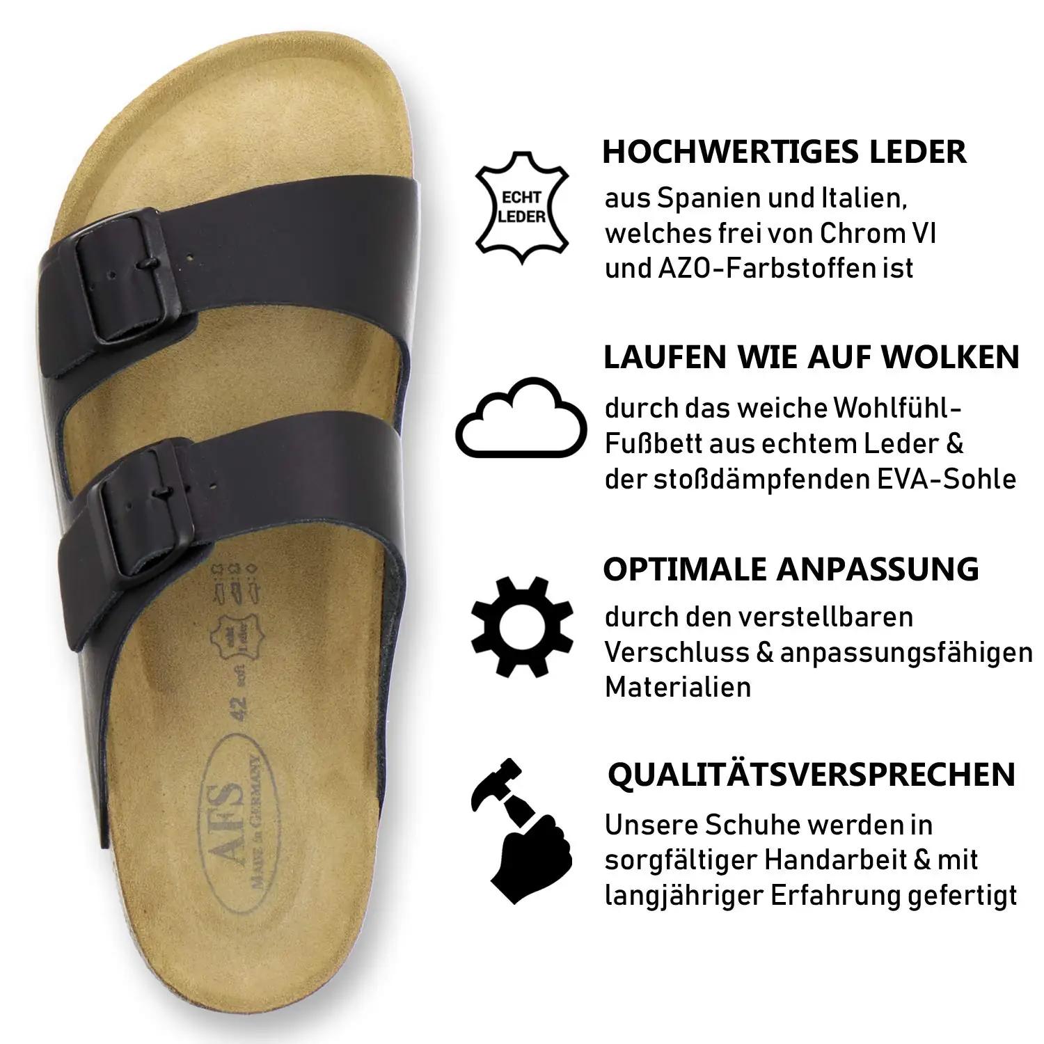 AFS-Schuhe nahast mugavad pantolettid meeste töö- ja – detailne vaade