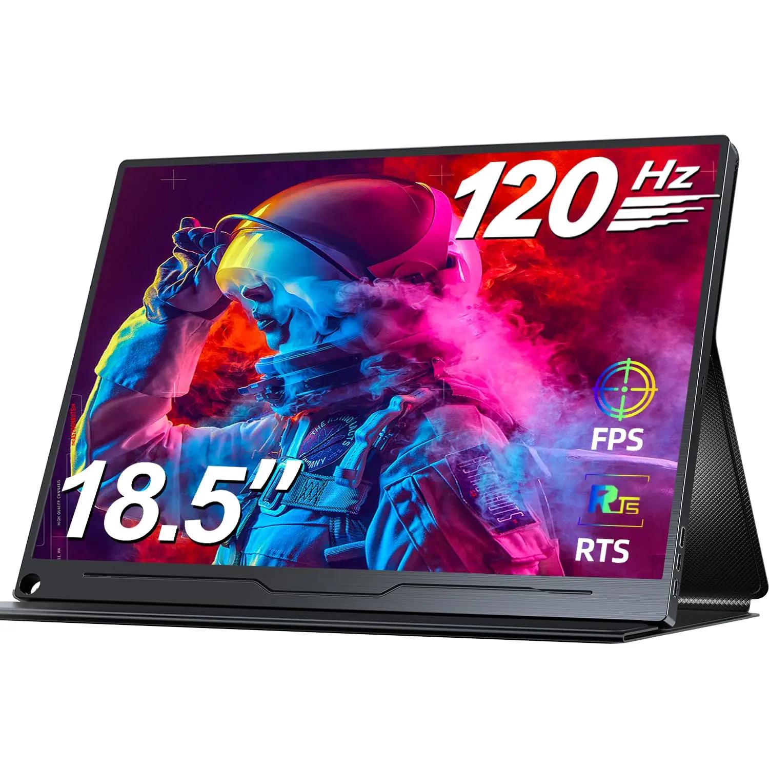 UPERFECT metallkorpusiga kaasaskantav 18,5″ mängumonitor 120Hz
