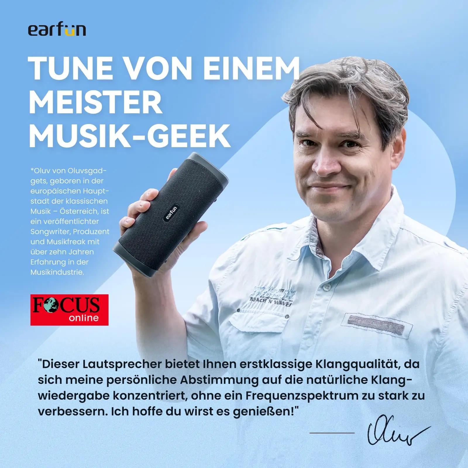 EarFun SP300 kõlar – detailne lähivaade