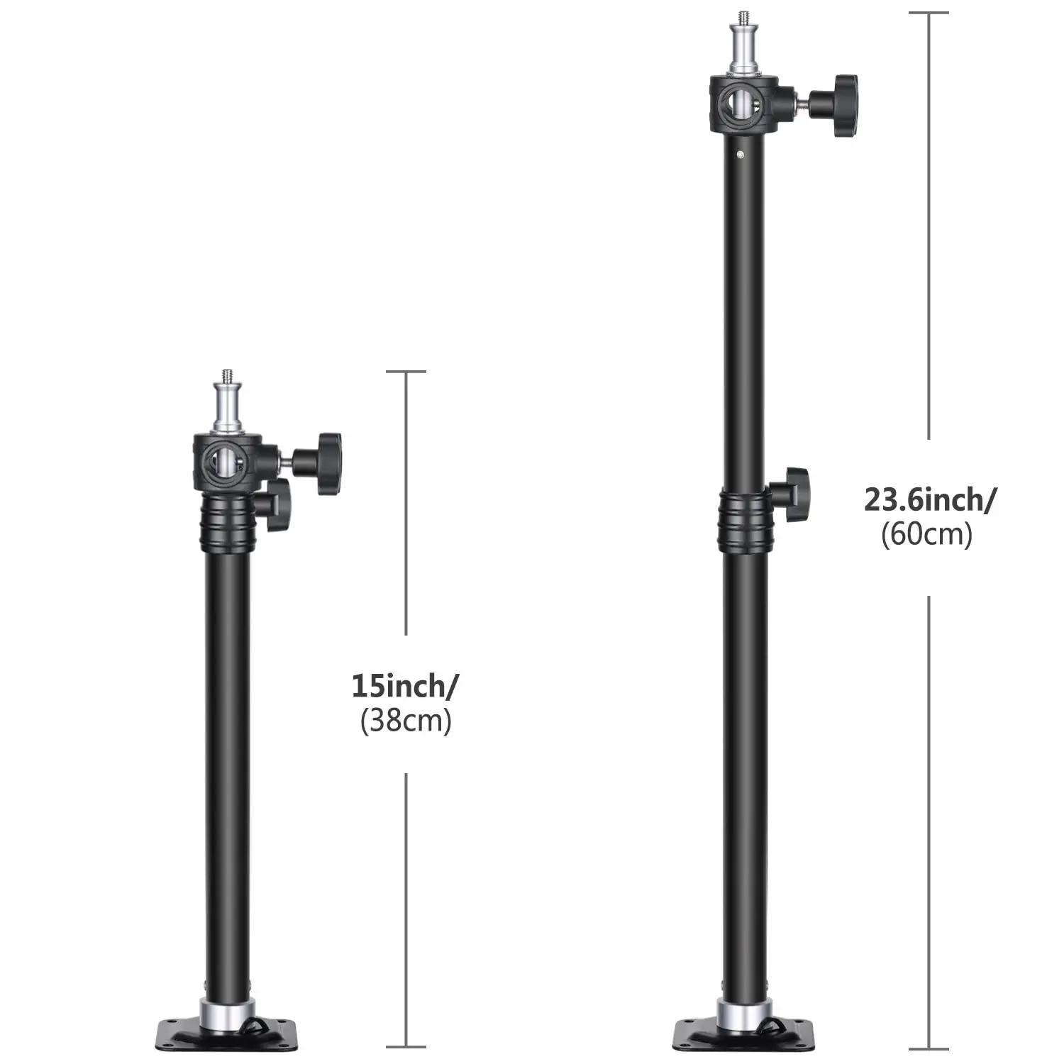 NEEWER metallist seinakinnitus galgen — reguleeritav 38–60 cm – lisavaade