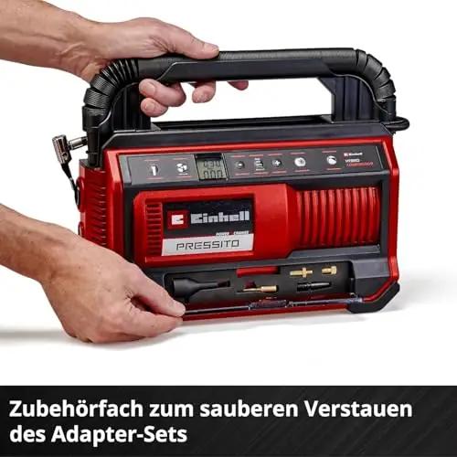 Einhell metallist hübriidkompressor PRESSITO – mugav rehvitäide – pilt 10