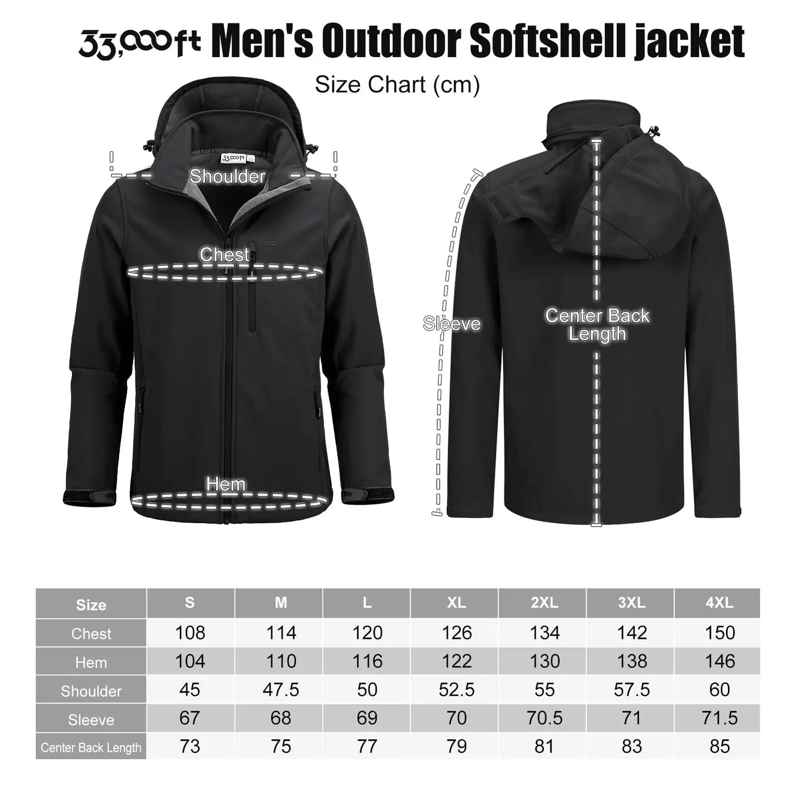33,000ft meeste softshell-jope veekindel ja soe valik – pilt 6