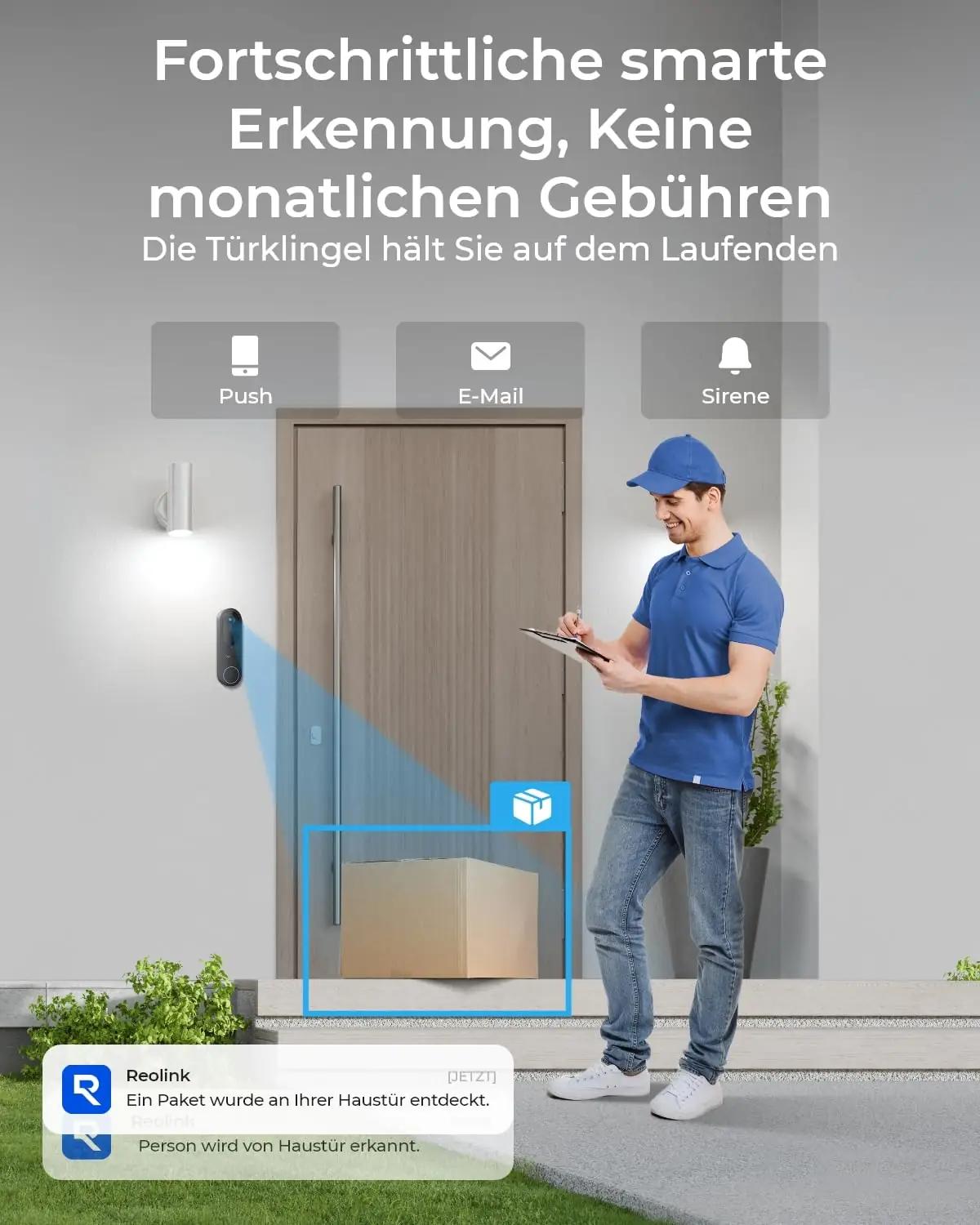 Reolink Reolink Video Doorbell (Battery) videotudrukid – detailne lähivaade