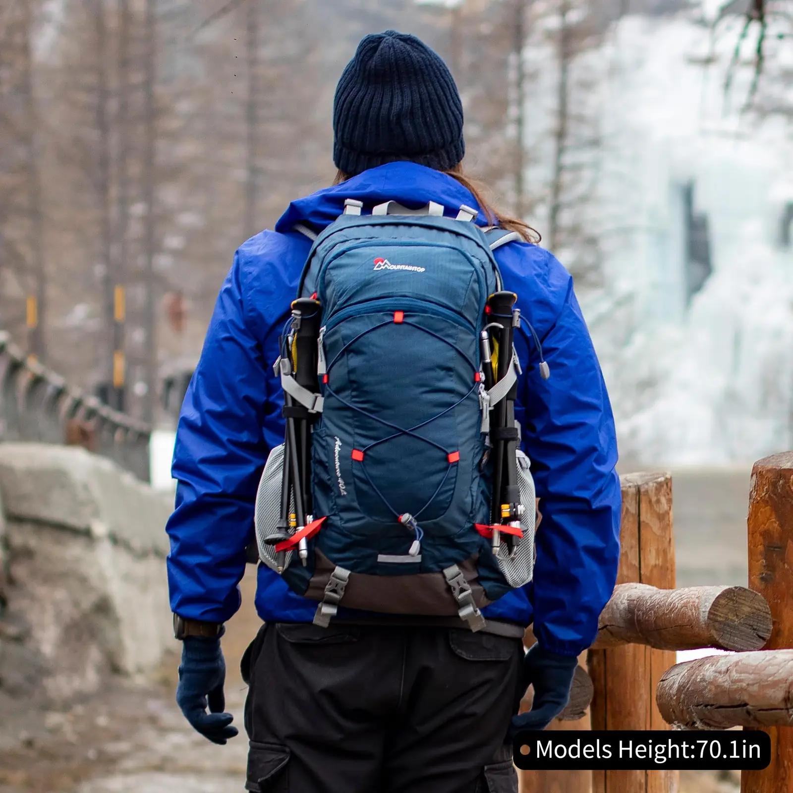 Mountaintop vastupidav 40L matkakott veekindla kattega – pilt 8