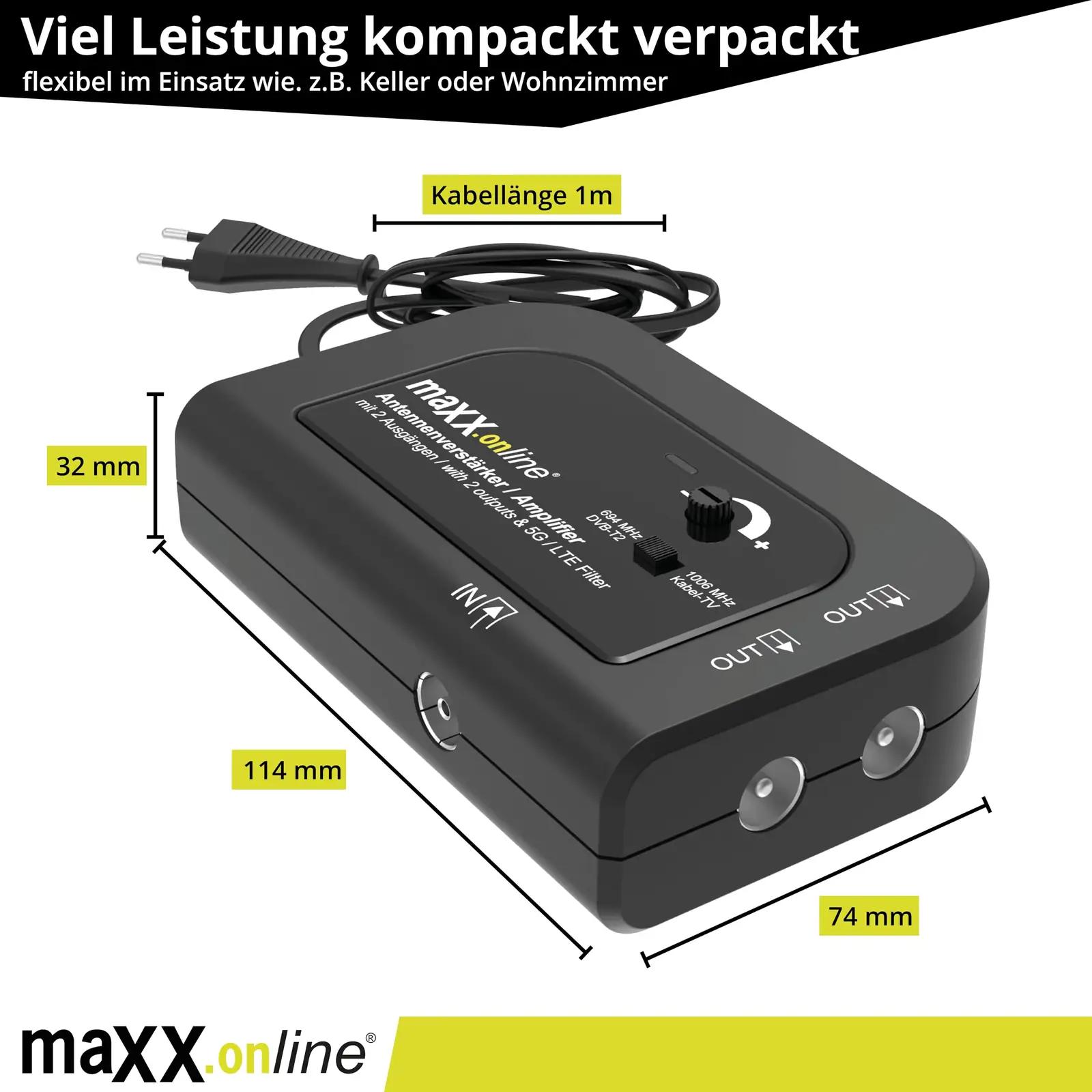 maxx.onLine antenni võimendi 20 dB — tugevam signaal korterisse – pilt 6