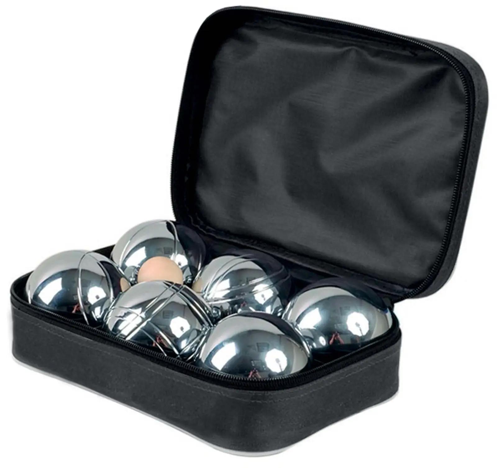 noTrash2003 vastupidav polyesterist Boule-kott – sobib 6 kuulile – detailne vaade
