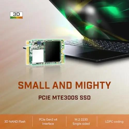 Transcend kiire 512GB M.2 SSD — kompaktne salvestuslahendus – pakend ja tarvikud