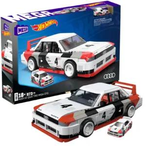 Mega Brands HRY20 Hot Wheels Audi 90 Quattro IMSA GTO ehituskomplekt, 973 osa