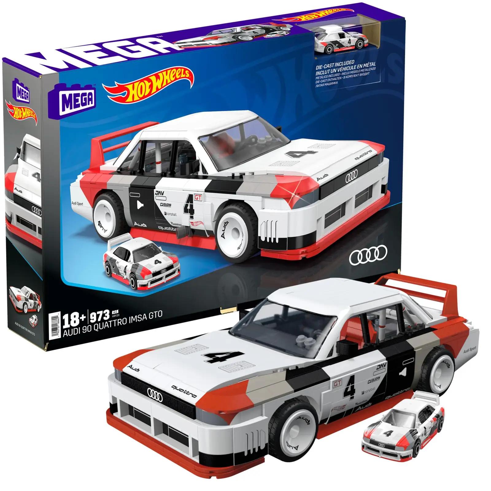 Mega Brands puit-efektne kokkupandav Hot Wheels Audi kingitus