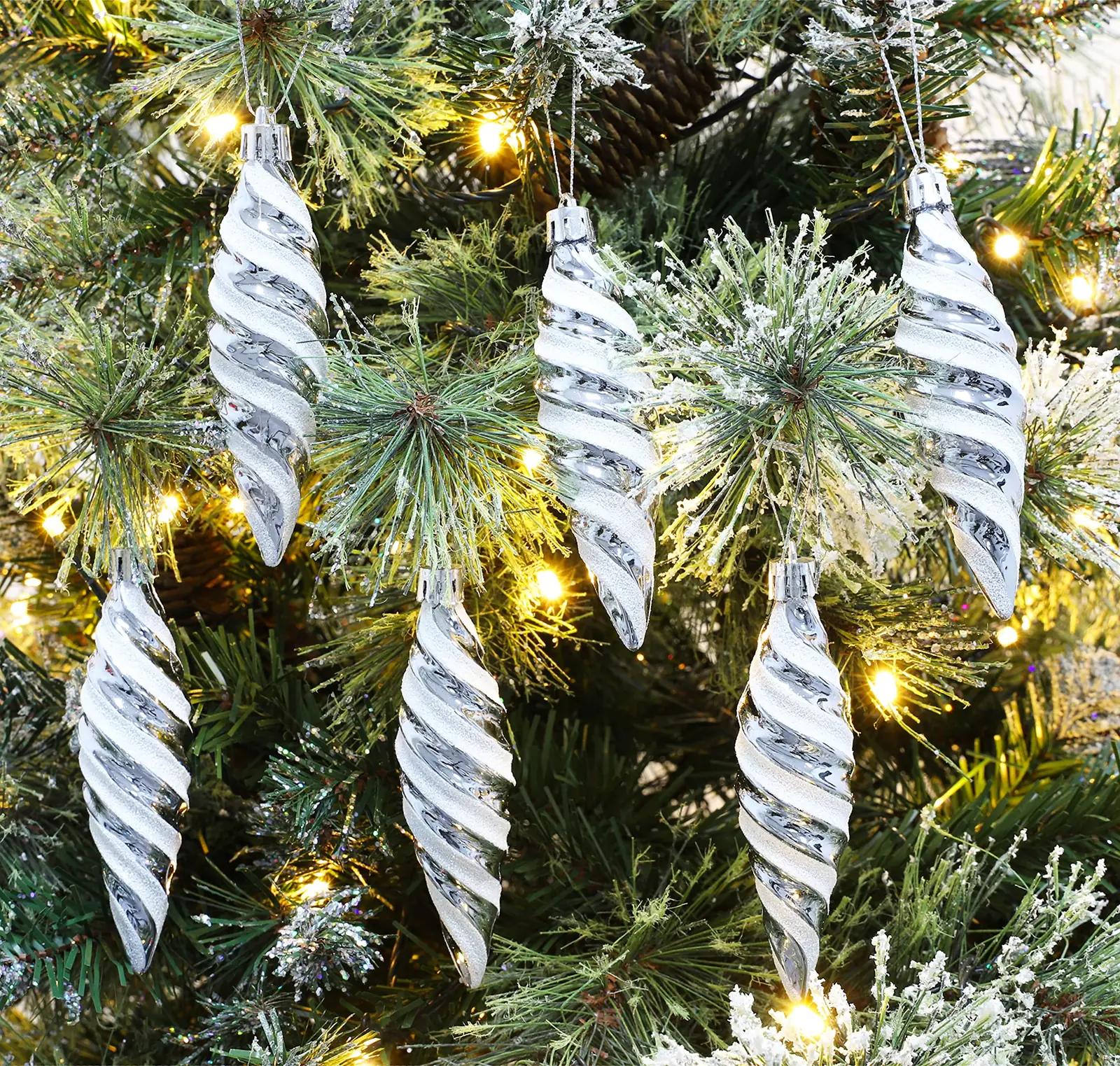 Christmas Concepts dekoratiivsed 110 mm spiralkuulid – lisavaade