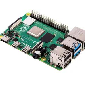 Raspberry Pi RPI4-MODBP-4GB arvutid ja tarvikud – detailne lähivaade