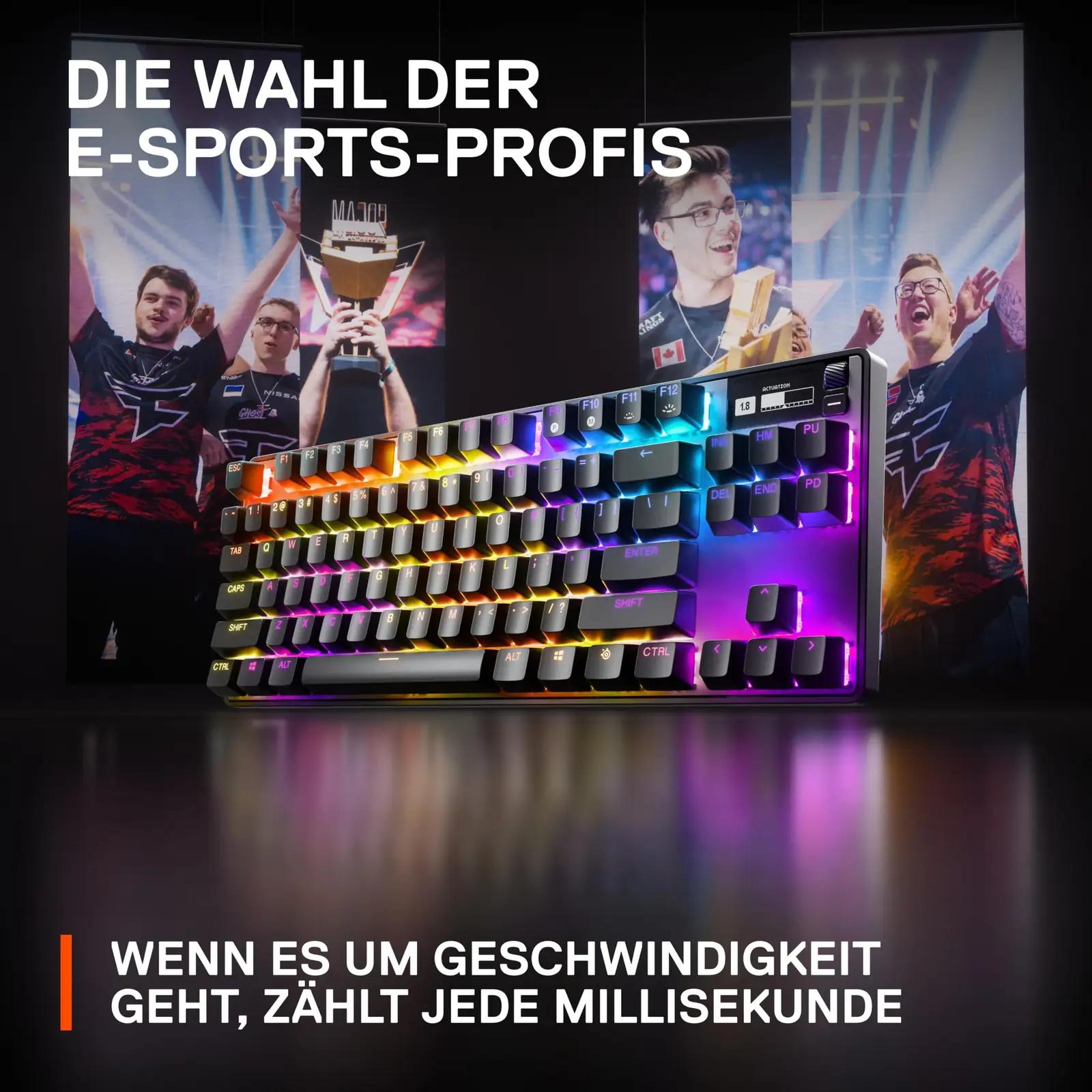 SteelSeries mänguriklaviatuur Apex Pro TKL – vastupidav PBT – pilt 6