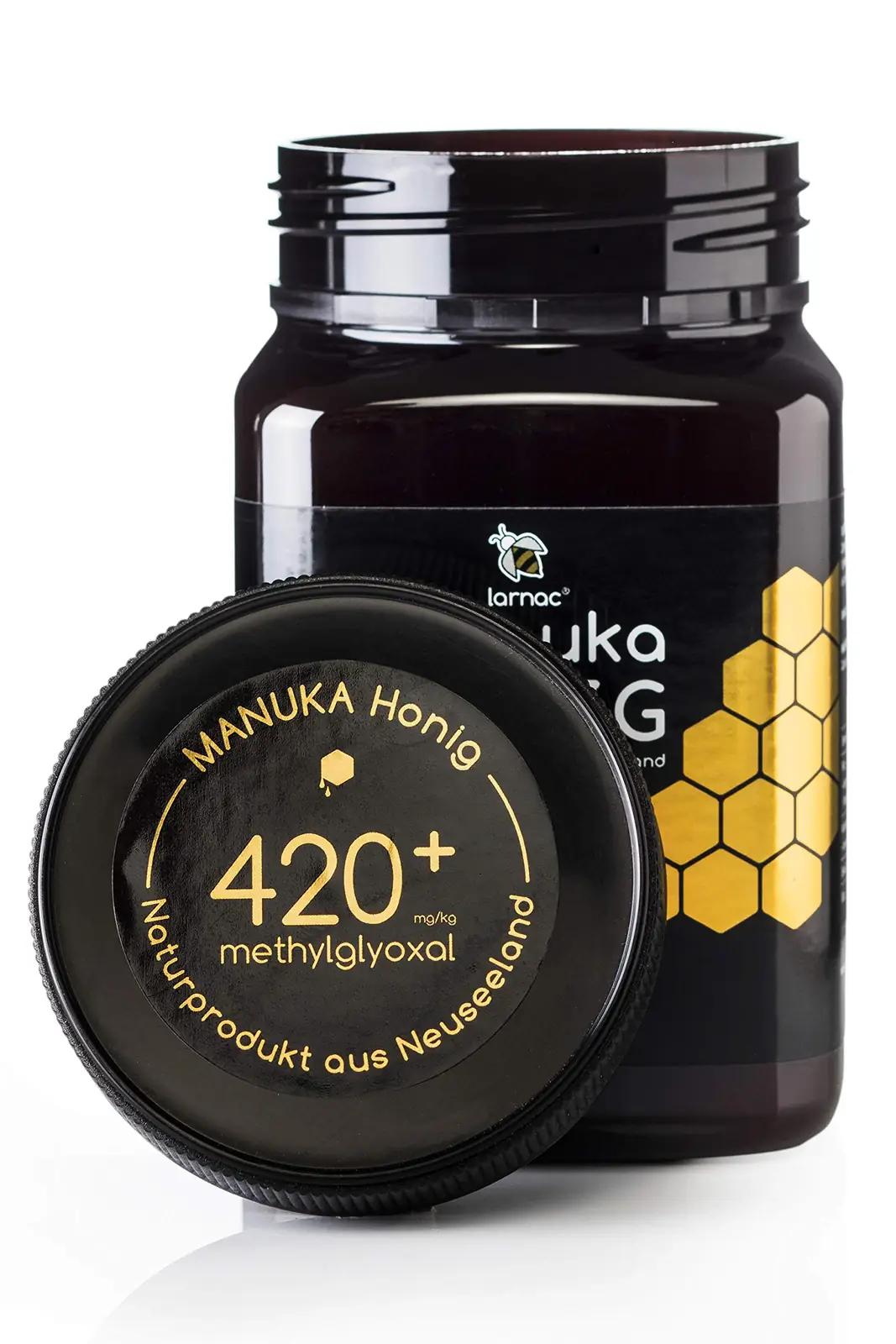 Larnac mahe Manuka mesi 420+ MGO — naturaalse toimega kingitus – kasutusnäide