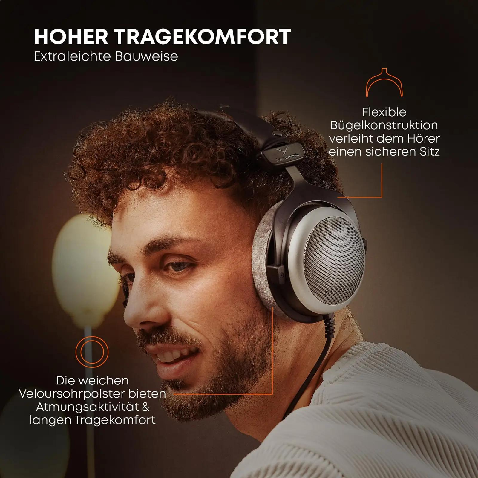 beyerdynamic kvaliteetsed veluurist over-ear stuudiokõrvaklapid – lisavaade