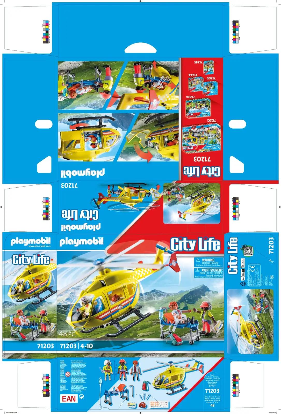 PLAYMOBIL päästehelikopter lastele — mänguasi 71203 – lisavaade