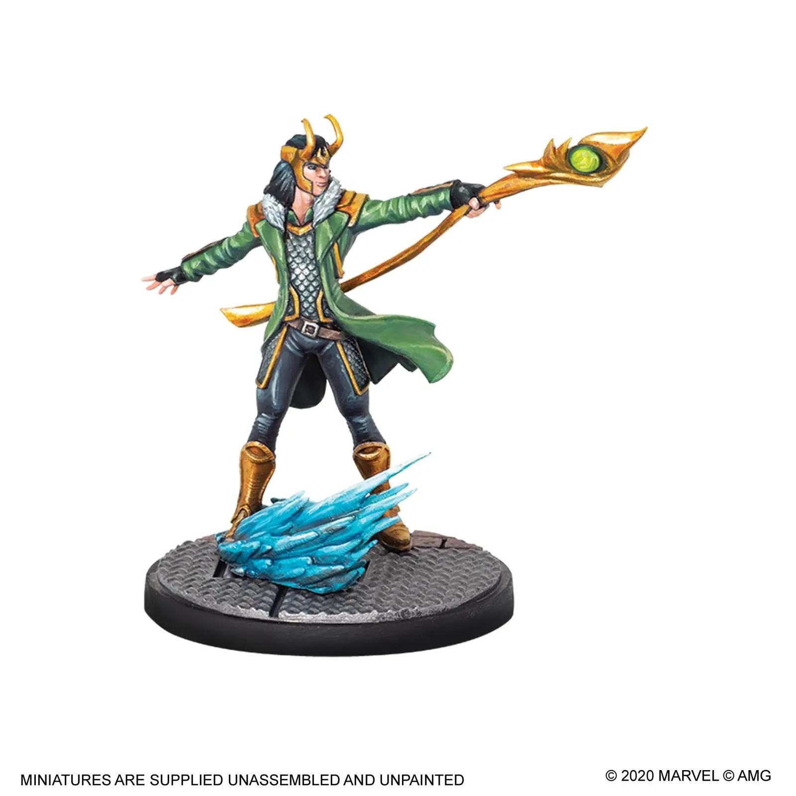 Atomic Mass Games: plastikust Marvel Loki ja Hela komplekt – lisavaade