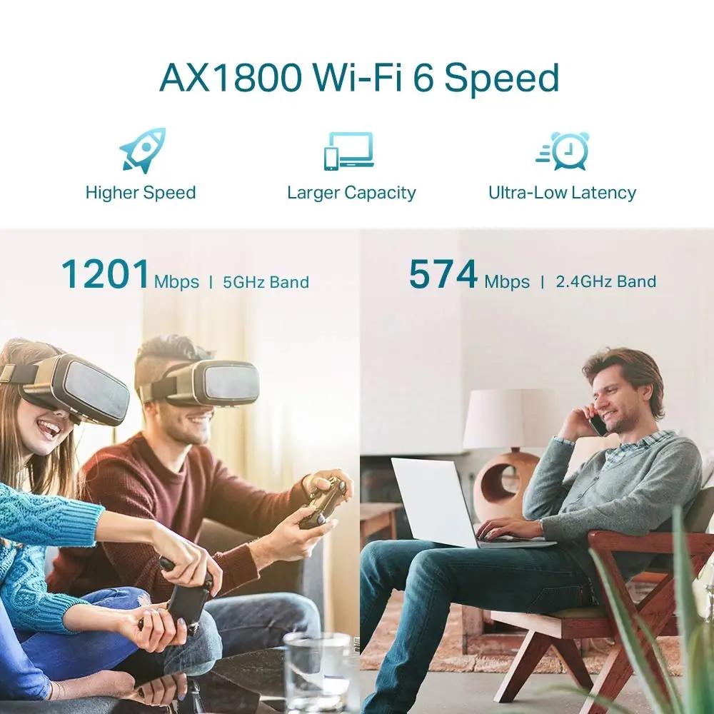 TP-Link pehme-valge WiFi 6 repeater – parem katvus kodus – lisavaade