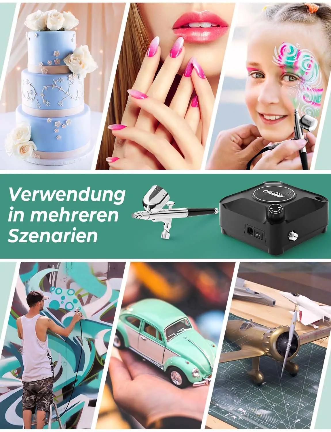 Oasser stiilne airbrush-komplekt – kompressorid – pilt 8