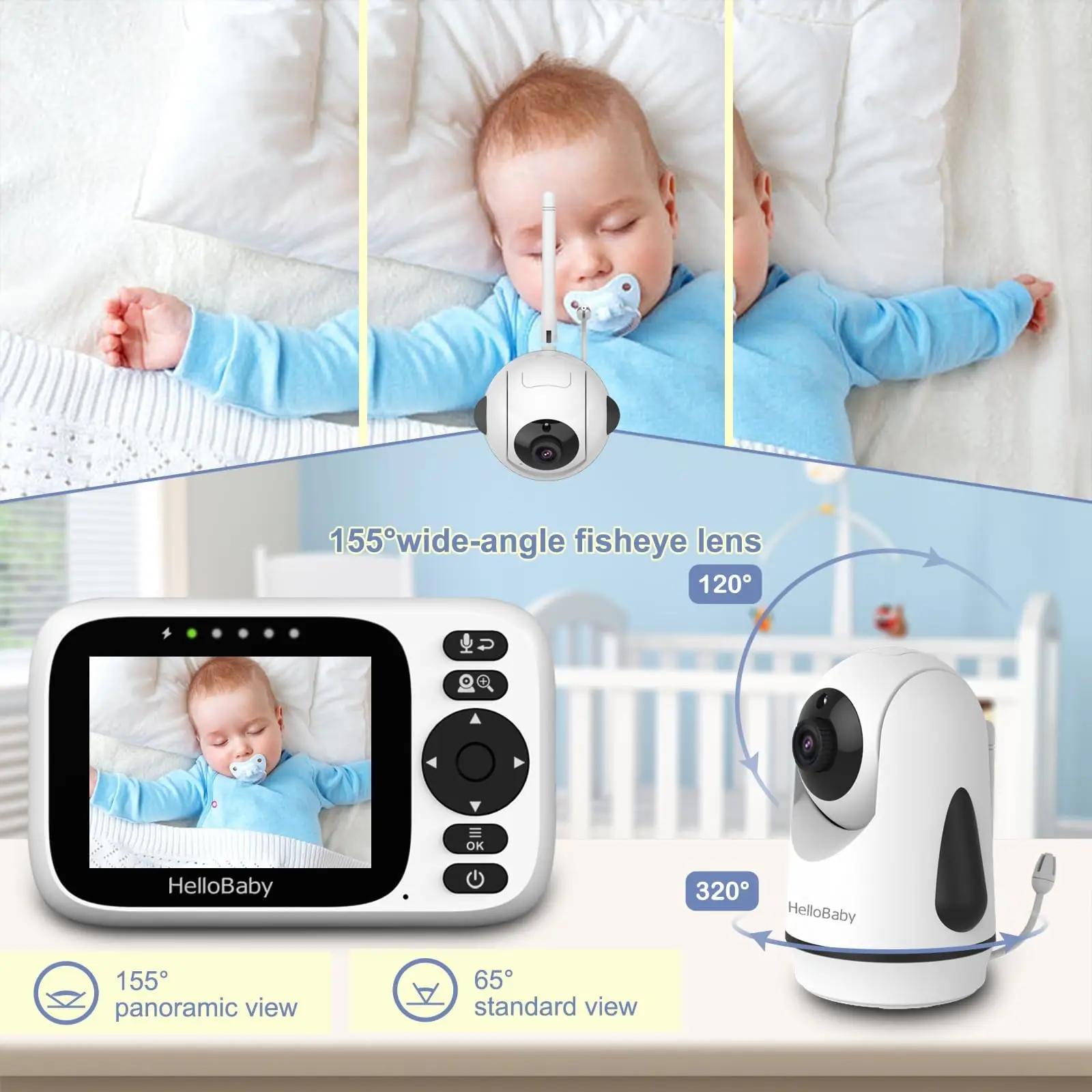 HelloBaby beebimonitor kaameraga — 3,2″ IPS – pilt 6