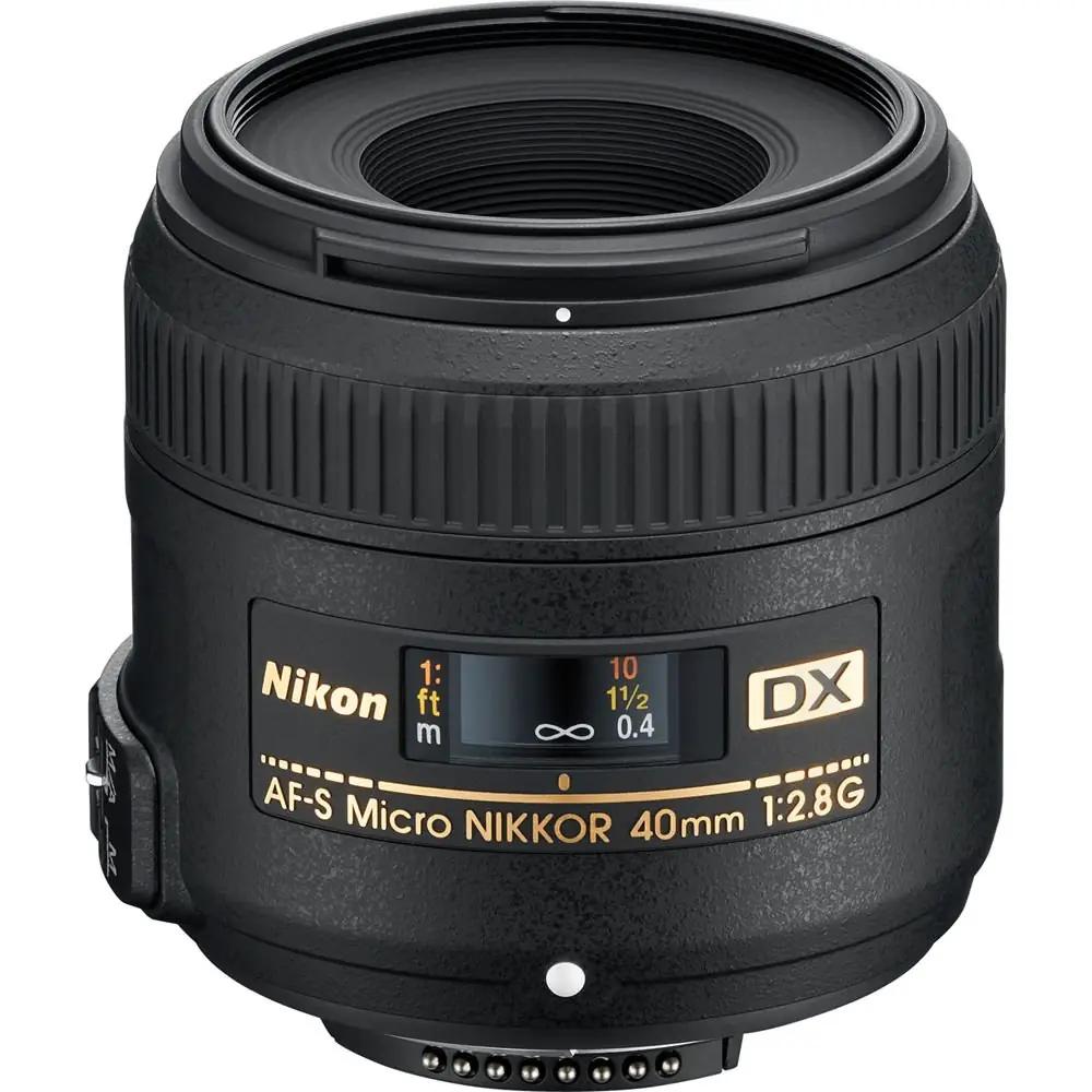 Nikon NIKKOR 40mm f/2.8G AF-S DX Micro - 2200 peegelkaamera objektiivid