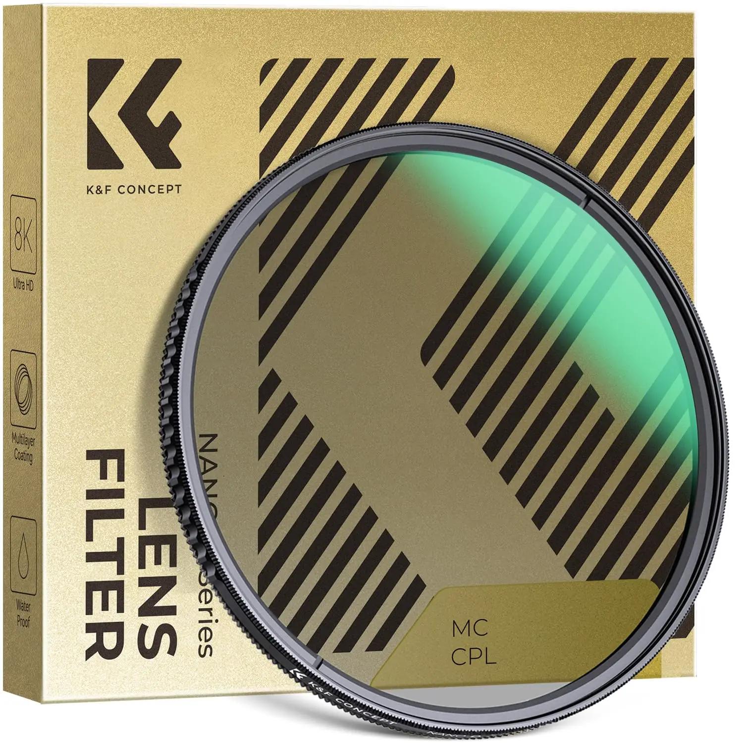 K&F CONCEPT kvaliteetne 67mm polariseeriv filter värvikülluse