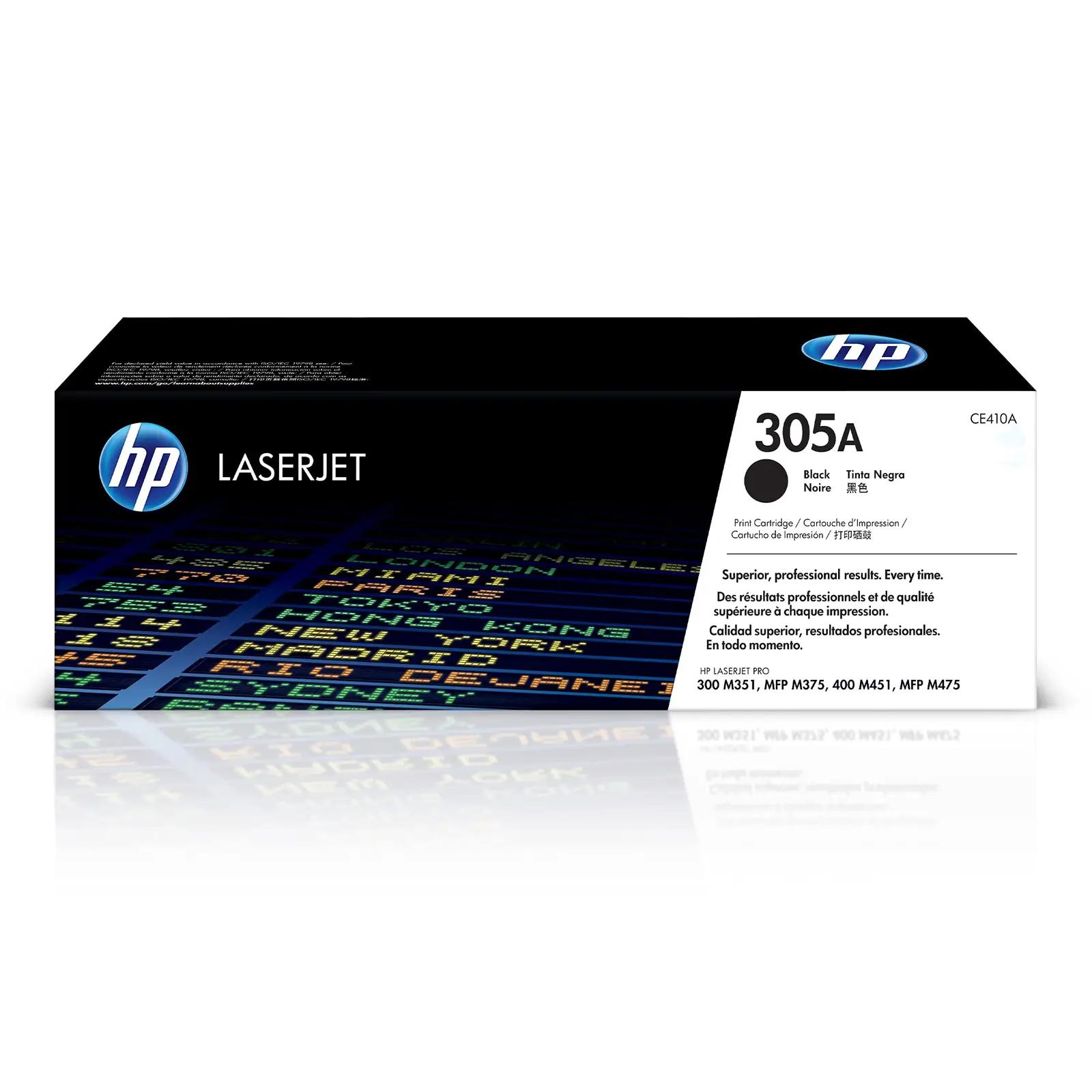 HP originaal must toner CE410A – kõrge leheküljete tootlikkus