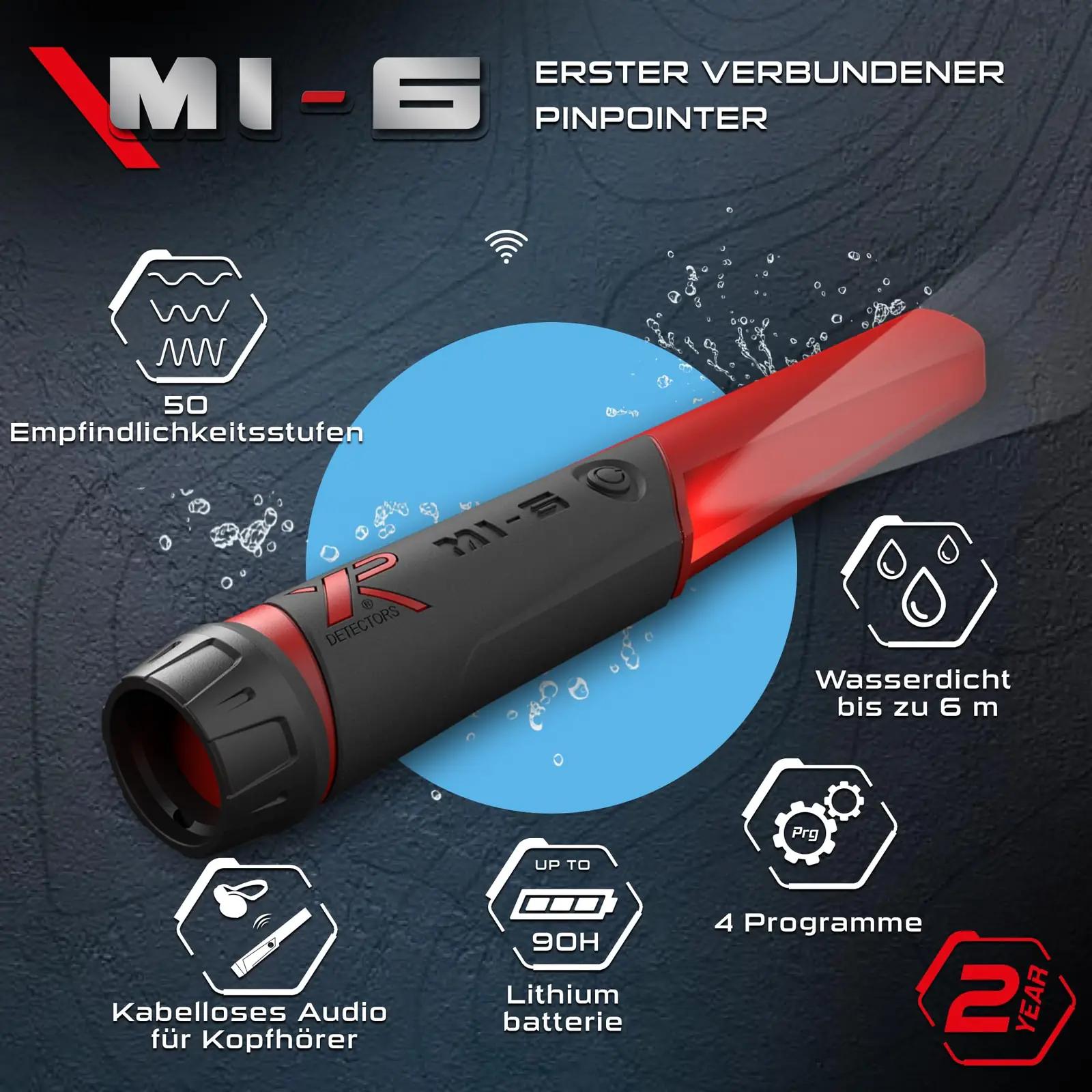 XP METAL DETECTORS kerge ja vastupidav Mi-6 pinpointer – detailne vaade