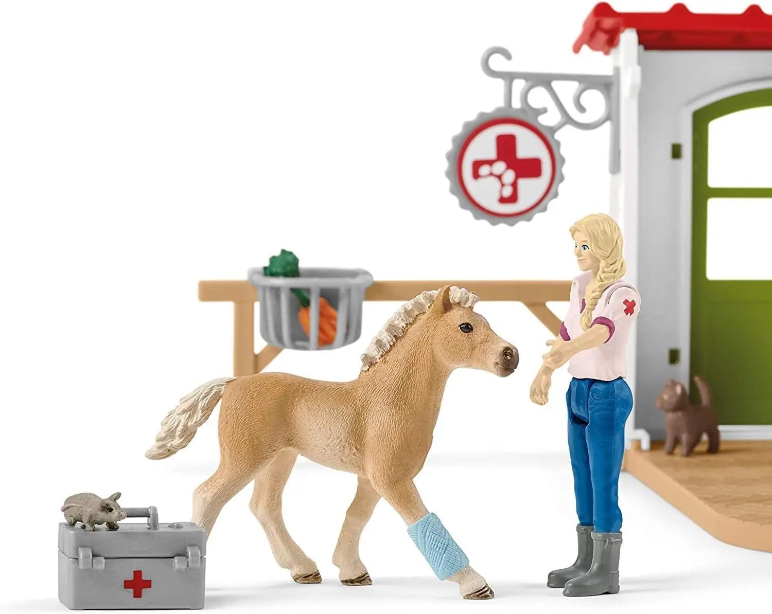SCHLEICH mängukomplekt loomaarstipraksis – hariv kingitus lastele – pilt 9