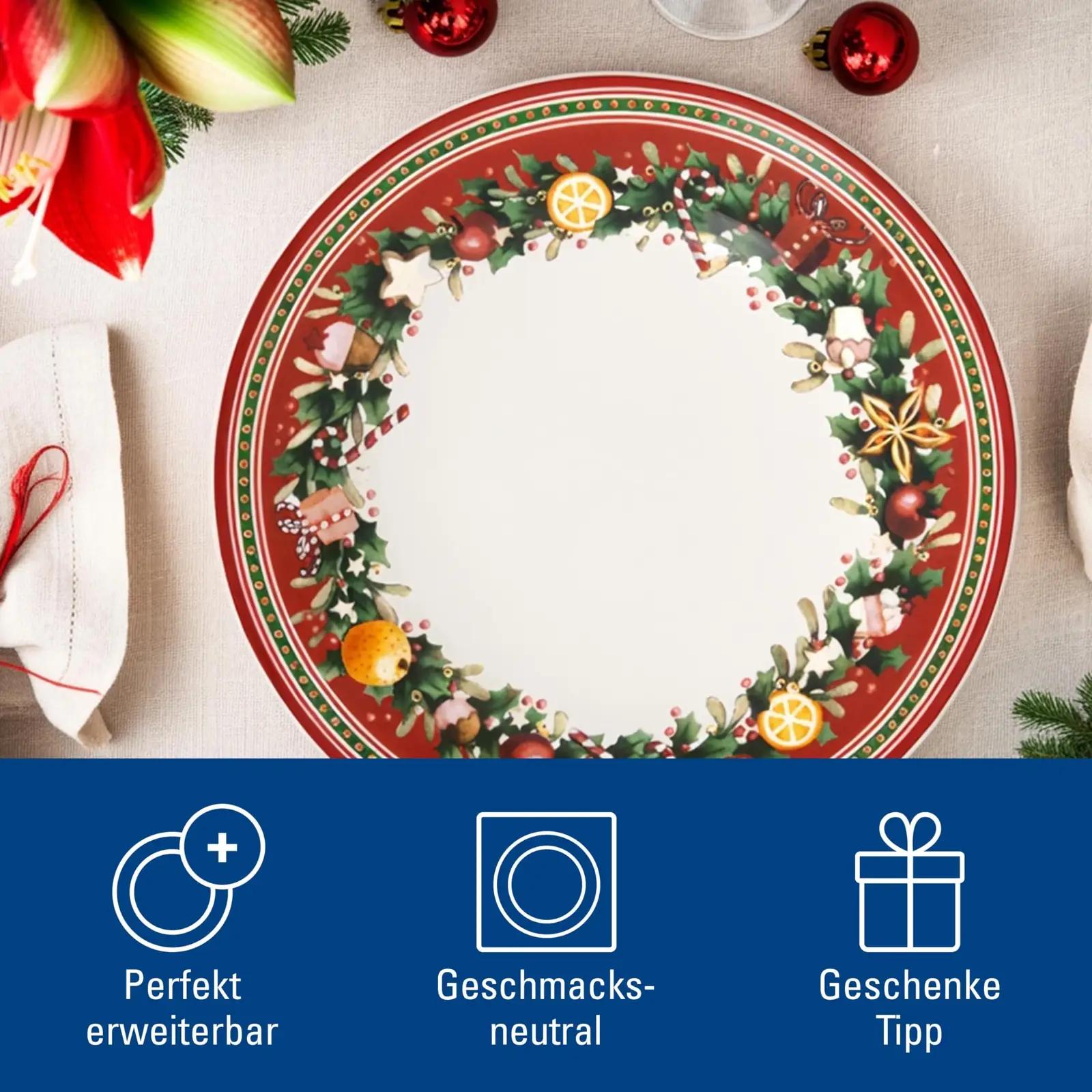 Villeroy & Boch talvine portselanist söömistaldrik – kasutusnäide