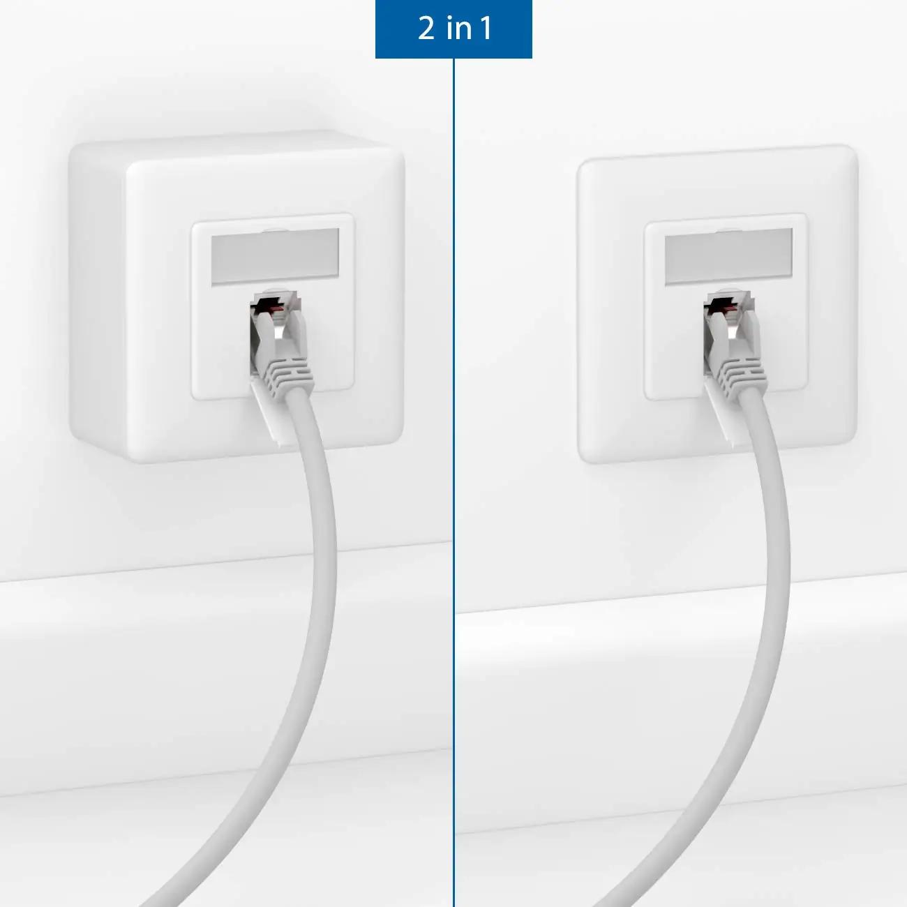 deleyCON CAT6a seinakarp – viieühendusega Ethernetlahendus – pilt 7