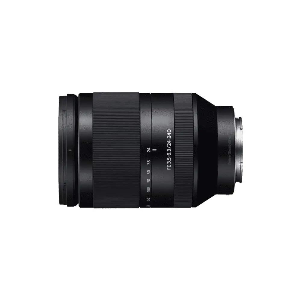 Sony kerge reisizoomobjektiiv 24–240mm — mitmekülgne – pakend ja tarvikud
