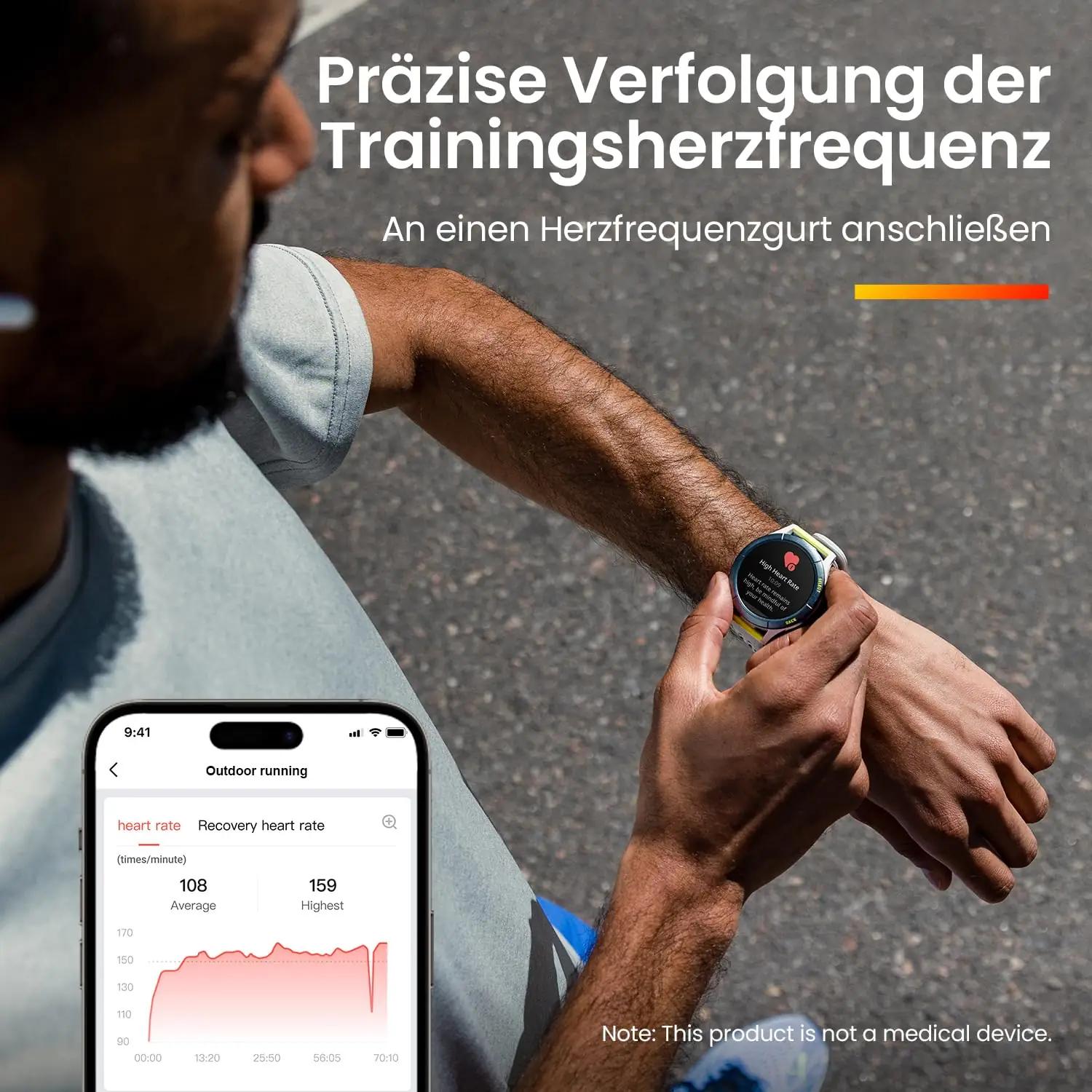 Amazfit jooksu-spordikell 47mm — vastupidav ja täpne – pilt 7