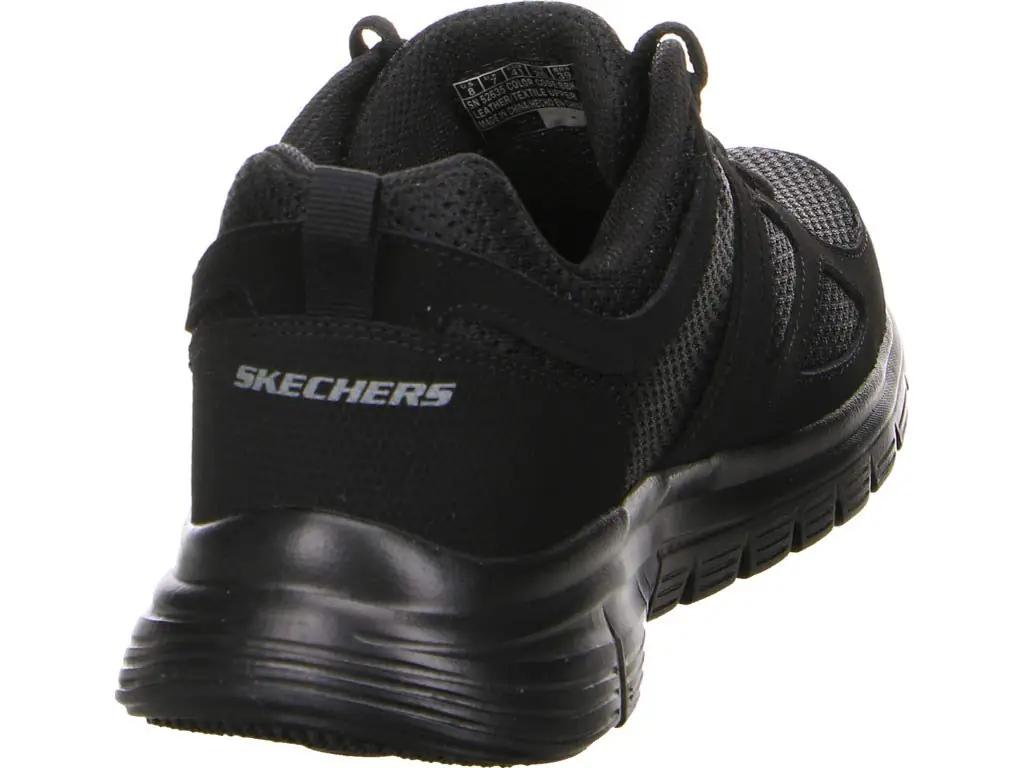 Skechers mugavad spordijalatsid mustast võrgust puhvriheinaga – pakend ja tarvikud