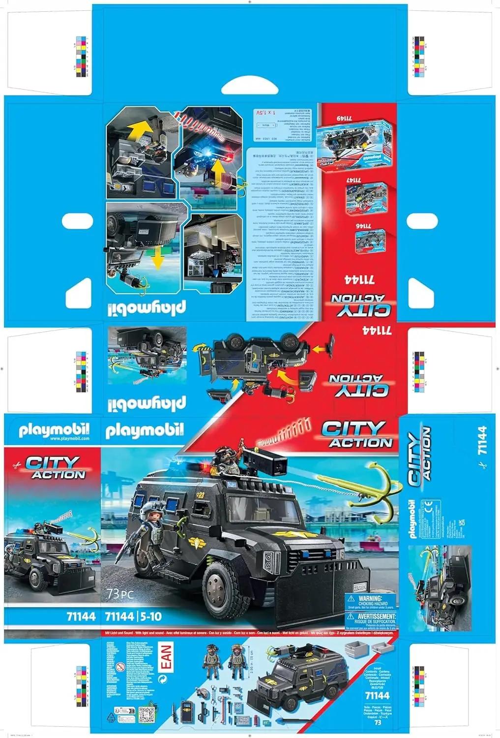 PLAYMOBIL SWAT-maastikusõiduk lastele — kõlav ja valgustusega – pilt 7