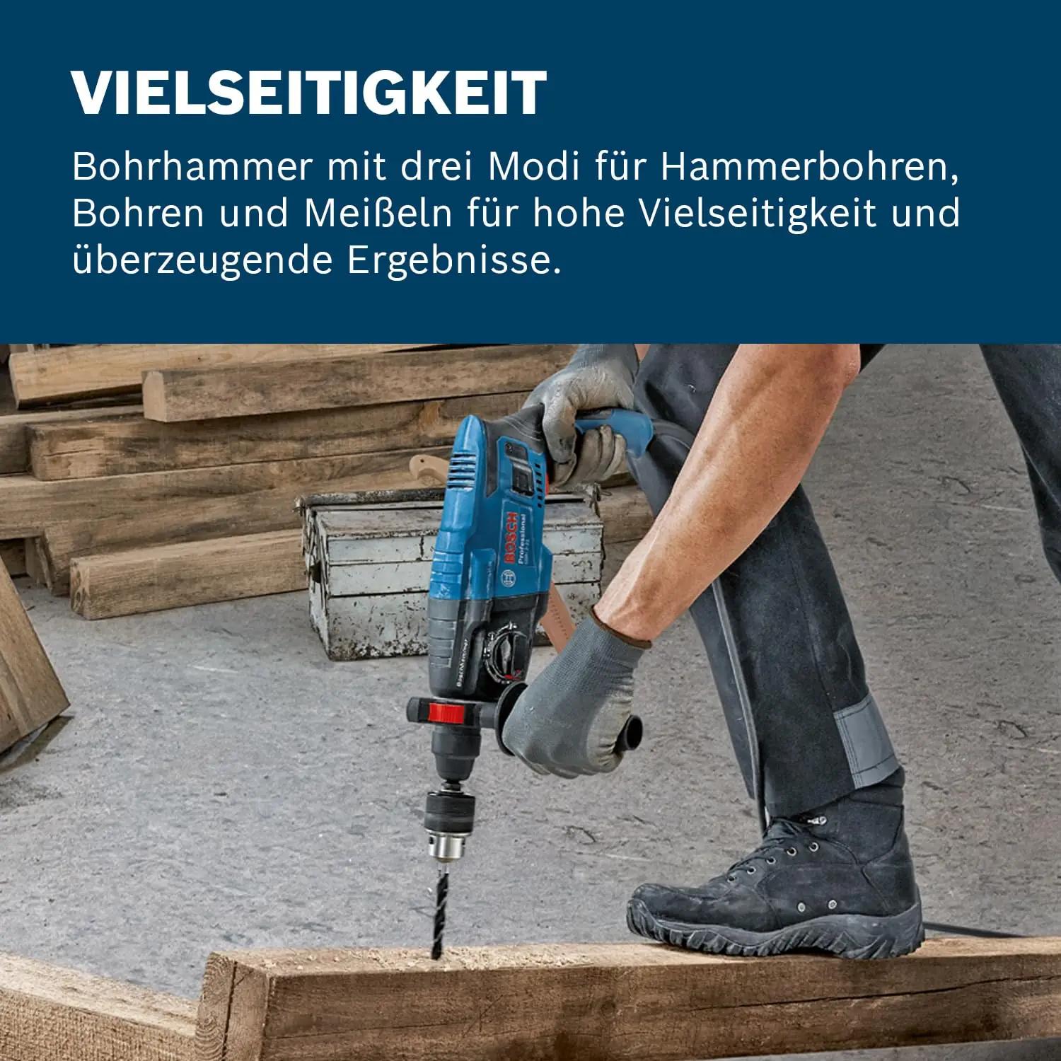 Bosch Professional tugev boorvasar GBH 2-21 koos lisatarvikutega – lisavaade