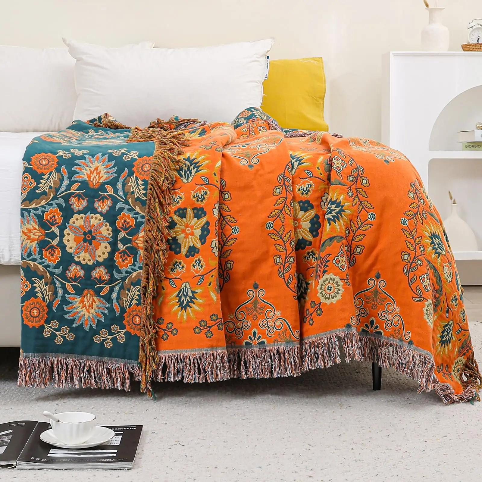 HOORDRY puuvillane päevatekk 150×200 cm — boho muster – pilt 9