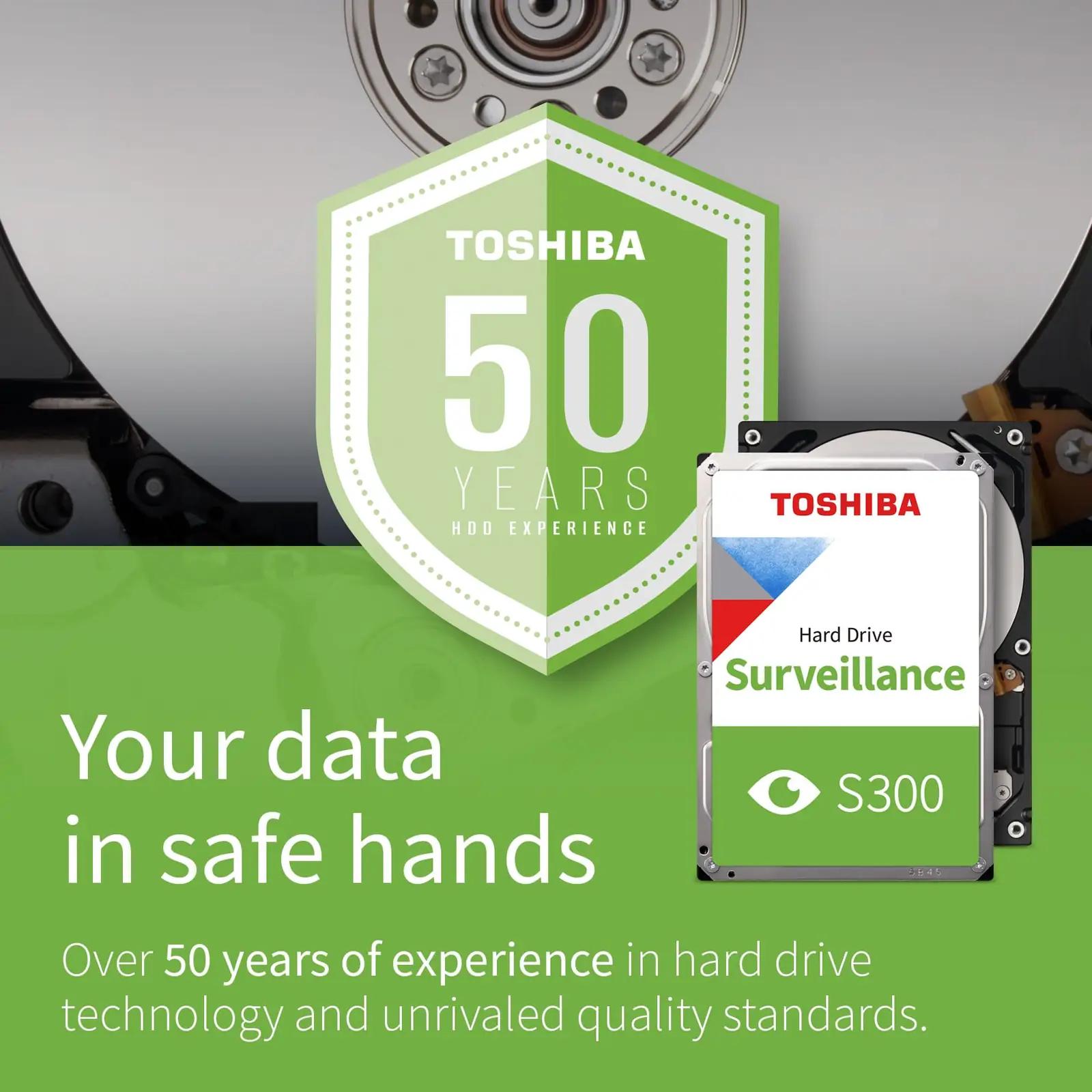 TOSHIBA vastupidav salvestuslahendus 2 TB S300 valik – lisavaade