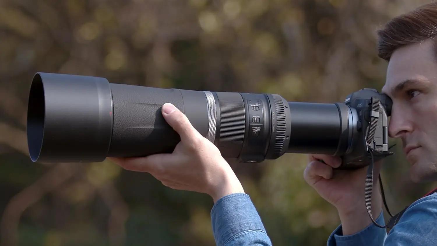 Canon superteleobjektiiv RF 800mm F11 IS STM – kompaktne ja kerge – lisavaade