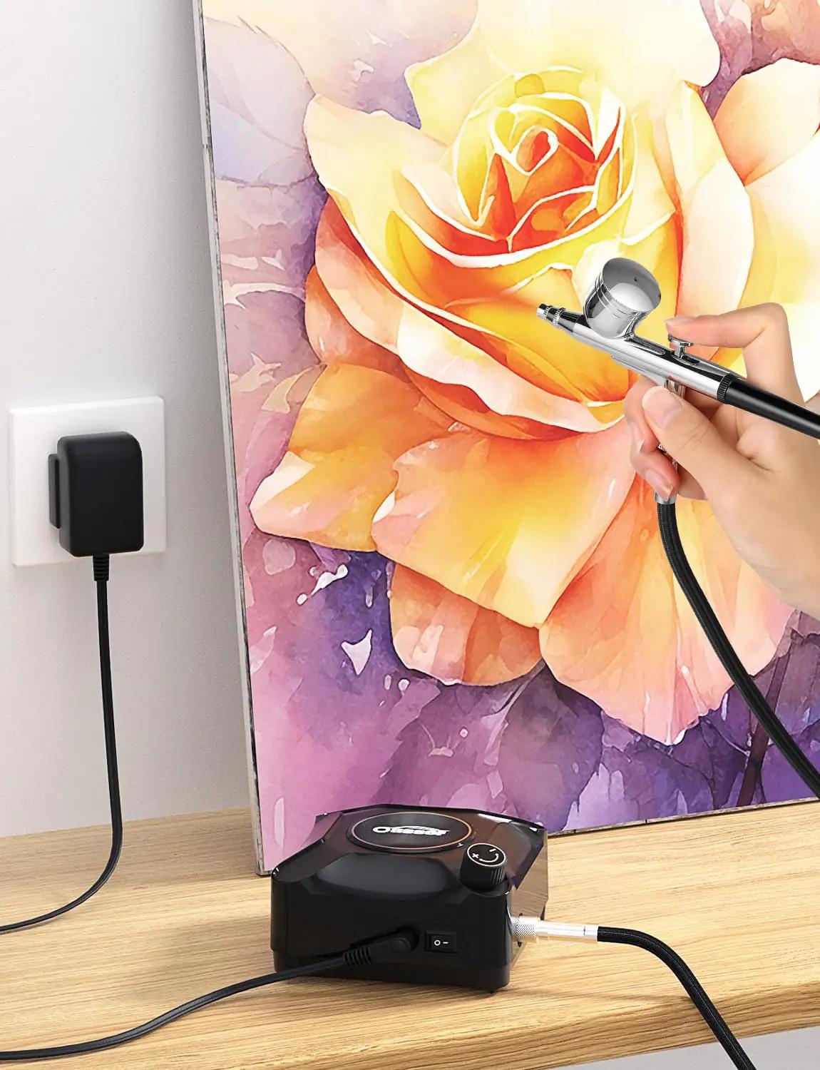 Oasser stiilne airbrush-komplekt – kompressorid – pilt 7