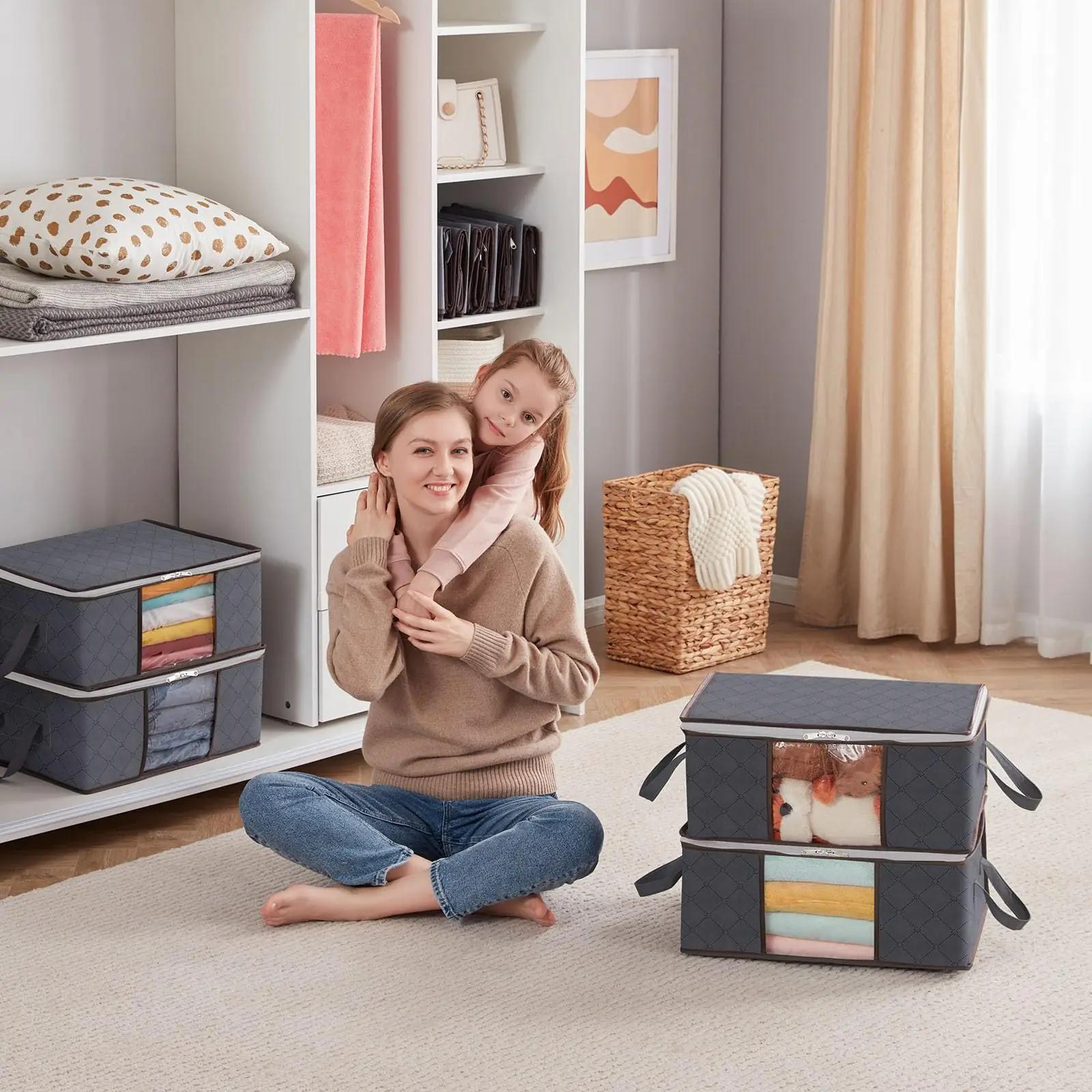 Lifewit kokkupandav riidehoiukott 35L – organiseeritud kodu – pilt 8