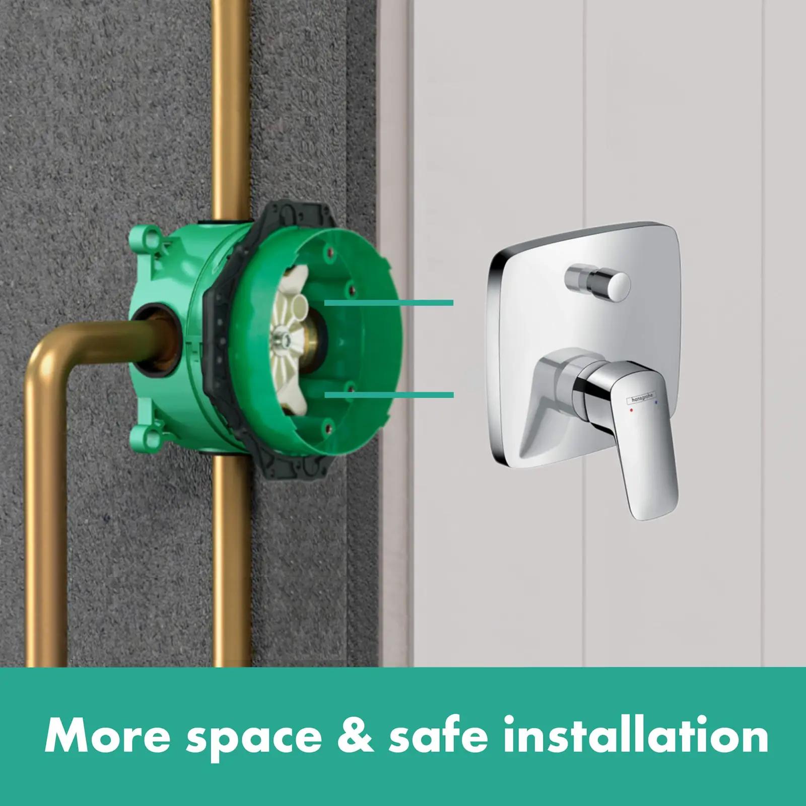 hansgrohe kroomne siseseinasegisti vannile — vastupidav ja – lisavaade